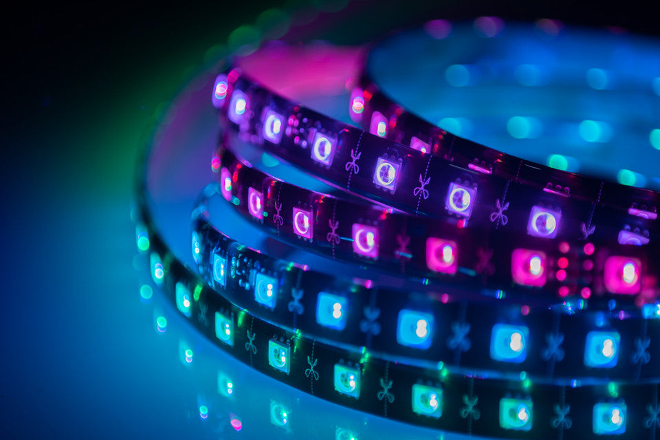 PIXEL TAPE 40IP; 8.9 foot long (2.7m), 170 PIXEL RGB LED IP65 35W