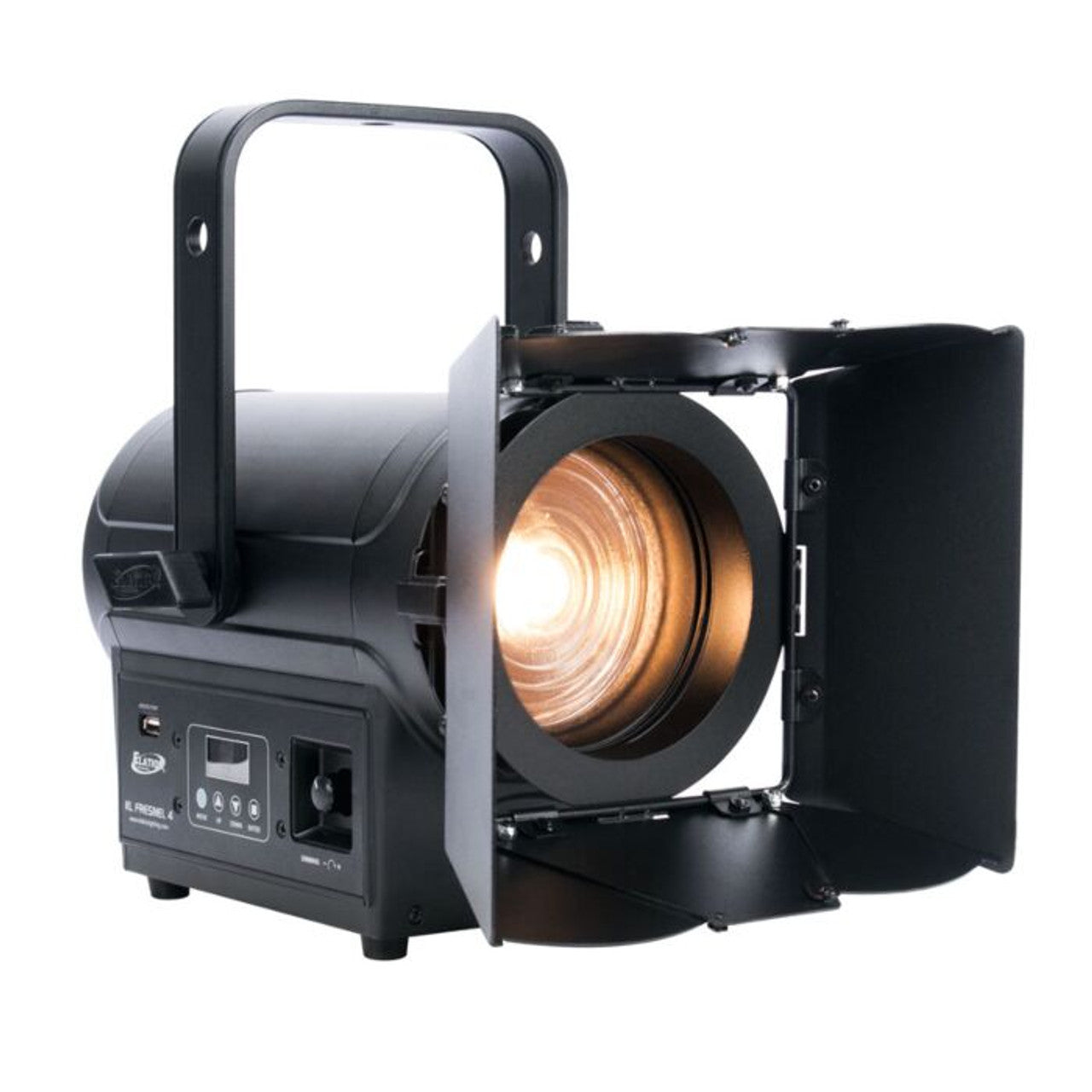 KL FRESNEL 4; 50W WARM WHITE LED FRESNEL W/ MANUAL ZOOM