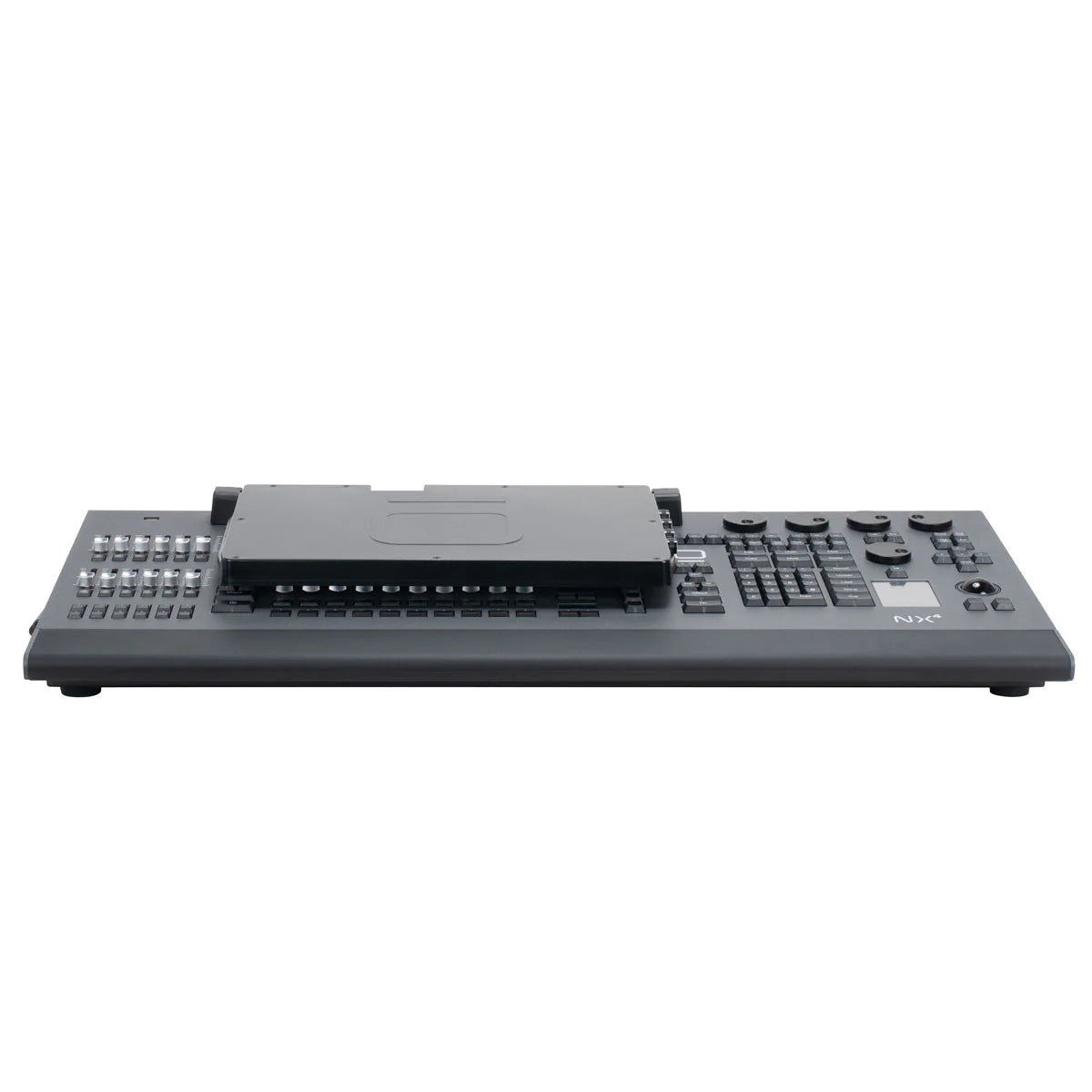 NX 4; 64 Universe (ONYX Premier), 1080p touch screen, 4x DMX port, motorized