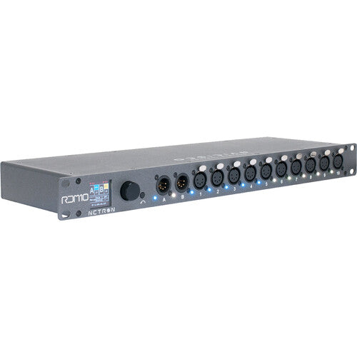 RDM10 X 5PIN XLR DMX RDM ARTNET NODE/ A-B / SPLITTER