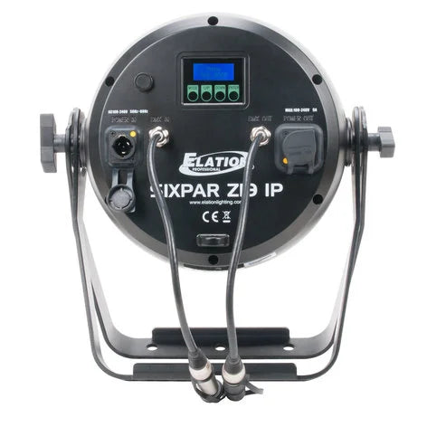 SIX PAR Z19 IP; 19 x 15W IP Six Color Par w/Zoom R,G,B,W,A,UV
